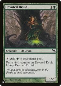 Devoted Druid (SHM) - The List Reprints - Magic: The Gathering card