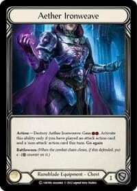 Aether Ironweave - Historic Pack 1 Blitz Deck: Viserai - Flesh and Blood TCG card