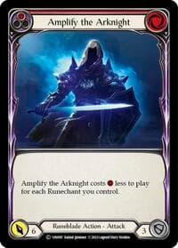 Amplify the Arknight (Red) - Historic Pack 1 Blitz Deck: Viserai - Flesh and Blood TCG card