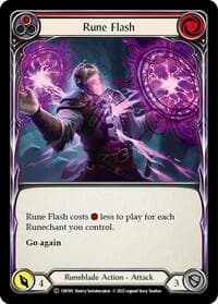 Rune Flash (Red) - Historic Pack 1 Blitz Deck: Viserai - Flesh and Blood TCG card