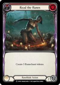 Read the Runes (Red) - Historic Pack 1 Blitz Deck: Viserai - Flesh and Blood TCG card