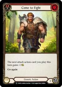 Come to Fight (Red) - Historic Pack 1 Blitz Deck: Viserai - Flesh and Blood TCG card