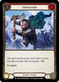Minnowism (Red) - Historic Pack 1 Blitz Deck: Viserai - Flesh and Blood TCG card