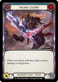Arcanic Crackle (Blue) - Historic Pack 1 Blitz Deck: Viserai - Flesh and Blood TCG card