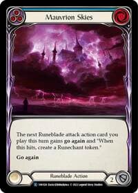 Mauvrion Skies (Blue) - Historic Pack 1 Blitz Deck: Viserai - Flesh and Blood TCG card