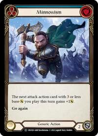 Minnowism (Blue) - Historic Pack 1 Blitz Deck: Viserai - Flesh and Blood TCG card