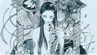 Secret Lair 2024: Peach Momoko - Deep Thoughts Deep Feelings: Visions of Beyond Playmat for Magic: The Gathering - Ultra Pro Playmats - Playmats card