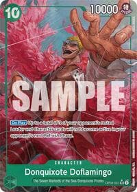 Donquixote Doflamingo (Alternate Art) - Premium Booster -The Best- - One Piece Card Game card