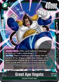 Great Ape Vegeta - Ultra Limit - Dragon Ball Super: Fusion World card