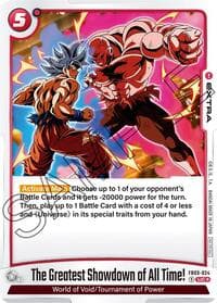 The Greatest Showdown of All Time! (Tournament Pack 04) - Tournament and Championship Promos - Dragon Ball Super: Fusion World card