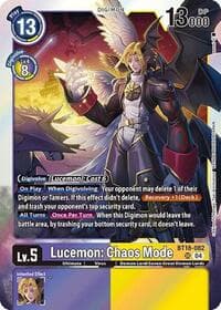 Lucemon: Chaos Mode - Release Special Booster 2.0 - Digimon Card Game card