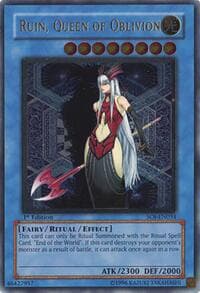 Ruin, Queen of Oblivion (UTR) - Shadow of Infinity - YuGiOh card