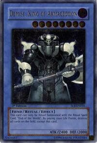 Demise, King of Armageddon (UTR) - Shadow of Infinity - YuGiOh card
