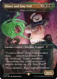Slimer and Stay Puft - Yargle and Multani - Secret Lair Drop Series - Magic: The Gathering card