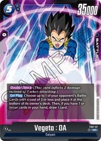 Vegeta : DA - Starter Deck 7: Vegeta (Mini) - Dragon Ball Super: Fusion World card