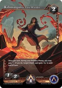 Kilimanjaro, Lava Wielder - Genesis Returns - Alpha Clash card