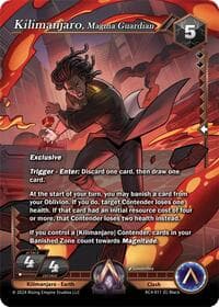 Kilimanjaro, Magma Guardian - Genesis Returns - Alpha Clash card