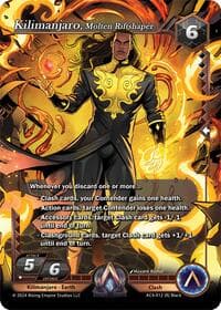 Kilimanjaro, Molten Riftshaper - Genesis Returns - Alpha Clash card