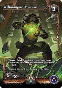 Kilimanjaro, Prismancer - Genesis Returns - Alpha Clash card