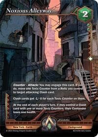 Noxious Alleyway - Genesis Returns - Alpha Clash card