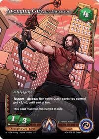 Avenging Guy, the Distractor - Genesis Returns - Alpha Clash card