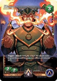 Khagan, Voracious Scourge - Genesis Returns - Alpha Clash card