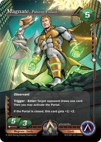 Magnate, Patient Villain - Genesis Returns - Alpha Clash card