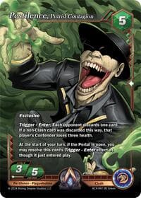 Pestilence, Putrid Contagion - Genesis Returns - Alpha Clash card