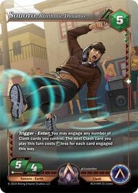 Sonoro, Rhythmic Dynamo - Genesis Returns - Alpha Clash card