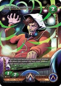 Sonoro, Soundblaster - Genesis Returns - Alpha Clash card