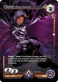 Clarity, Silent Assassin - Genesis Returns - Alpha Clash card