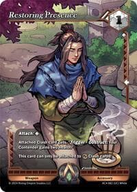 Restoring Presence - Genesis Returns - Alpha Clash card