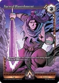 Sacred Banishment - Genesis Returns - Alpha Clash card