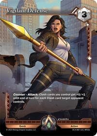 Vigilant Defense - Genesis Returns - Alpha Clash card