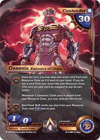 Genesis, Emissary of Chaos - Genesis Returns - Alpha Clash card