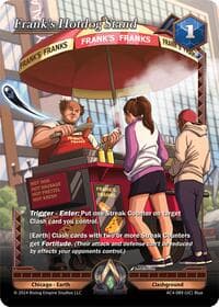 Frank's Hotdog Stand - Genesis Returns - Alpha Clash card