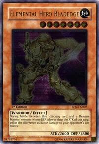 Elemental Hero Bladedge (UTR) - Elemental Energy - YuGiOh card