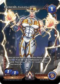 Genesis, Fueled for Battle - Genesis Returns - Alpha Clash card