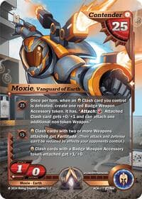 Moxie, Vanguard of Earth - Genesis Returns - Alpha Clash card
