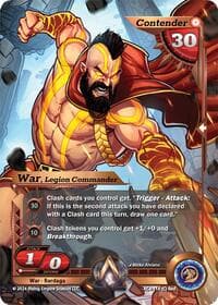 War, Legion Commander - Genesis Returns - Alpha Clash card