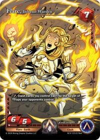 Flare, Inferno Warden - Genesis Returns - Alpha Clash card