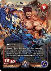 Machina, Seizing a Chance - Genesis Returns - Alpha Clash card