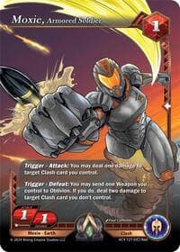 Moxie, Armored Soldier - Genesis Returns - Alpha Clash card