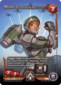 Moxie, Recruiting the Best - Genesis Returns - Alpha Clash card