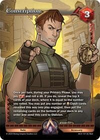 Conscription - Genesis Returns - Alpha Clash card
