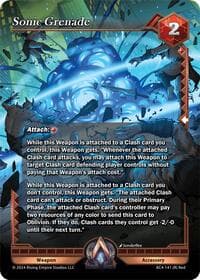 Sonic Grenade - Genesis Returns - Alpha Clash card
