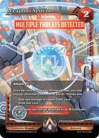 Weapons System - Genesis Returns - Alpha Clash card