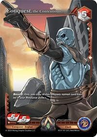 Conquest, the Contentious - Genesis Returns - Alpha Clash card