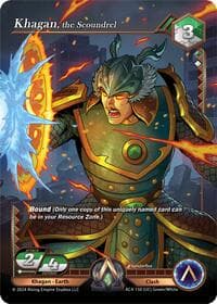 Khagan, the Scoundrel - Genesis Returns - Alpha Clash card