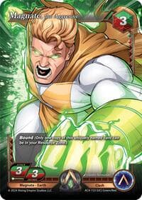 Magnate, the Aggresive - Genesis Returns - Alpha Clash card